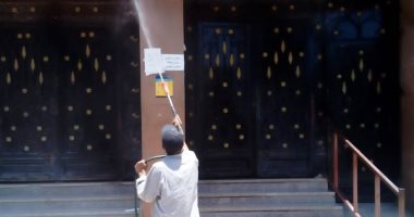  بالصور تعقيم مستشفى المبرة وجامع الفتح و4 مدارس بحى ثانى الزقازيق