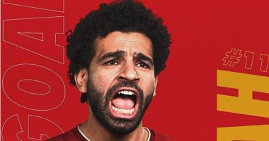 ليفربول يحتفل بالهدف الثانى فى شباك كريستال بالاس بصورة للنجم محمد صلاح 
