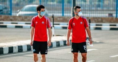 العودة للعمل.. شاهد عبدالله السعيد وعمر جابر فى أول ظهور بتدريبات بيراميدز