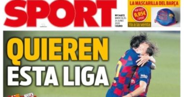 اشتعال صدارة الليجا بين برشلونة وريال مدريد الأبرز فى صحف العالم.. صور