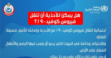 انفوجراف.. هل يمكن للأحذية نقل فيروس كورونا؟.. الصحة تجيب