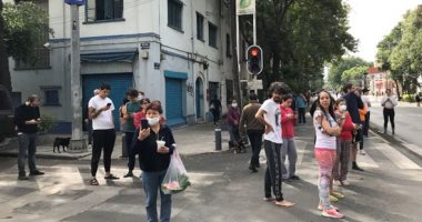 لحظات الرعب والهلع والدمار فى شوراع المكسيك .. زلزال عنيف بقوة  7.5 ريختر