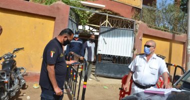 مدير أمن الجيزة يتفقد الإجراءت الخاصة بتأمين لجان امتحانات الثانوية العامة