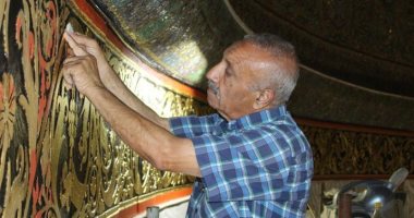 ترميم وصيانة قبة الصخرة وصناعة الشبابيك فى المسجد الأقصى.. صور