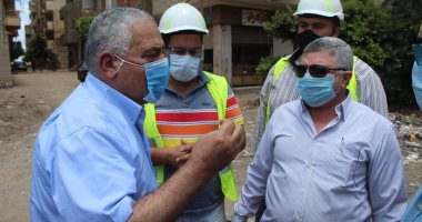 رئيس شركة مياه الغربية يتفقد اعمال إنشاء محطة صرف صحى بمنطقة الإذاعة بطنطا