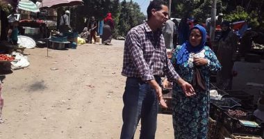 فض سوق قرية بمم فى المنوفية منعا للتزاحم ومواجهة فيروس كورونا