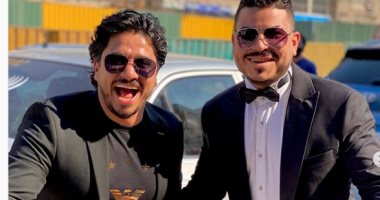 مصطفى حجاج يحتفل بزواج شقيقه : "اخويا اتجوز يا ناس".. صور