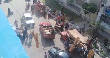 شكوى من إشغالات الباعة الجائلين فى الطريق بالمجاورة 15 بالعاشر من رمضان