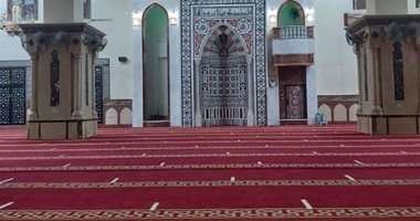 أهالى قرية كفر شبين بالقليوبية يشاركون صورا لاستعداد مسجد الطنانى لاستقبال المصلين
