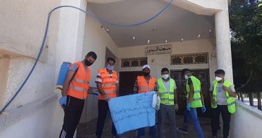 مساجد شمال سيناء تستعد لاستقبال المصلين بحملات تعقيم.. صور