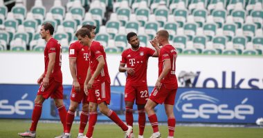 فولفسبورج ضد بايرن ميونخ.. البارفاى يتفوق بثنائية فى الشوط الأول