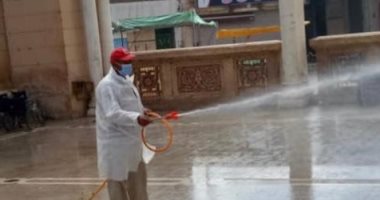 "بيطرى الغربية" تنفذ حملات تطهير لدور العبادة ولجان الثانوية العامة
