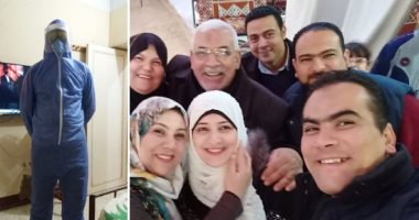 رد الجميل.. قصة شاب قضى 20 يوما فى رعاية 3 أفراد من أسرته أصيبوا بكورونا.. مراد غانم: الفيروس أصاب شقيقى ووالدى وفضلت رعايتهم بنفسى فى المنزل.. ويؤكد: خصصت غرفا لعزلهم وكنت أحضر لهم الطعام والعلاج.. صور