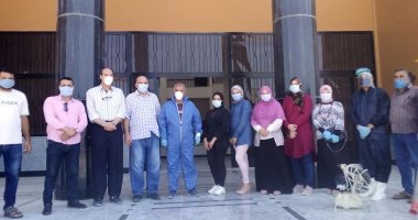 وحدة ملاريا العريش تعقم المنشآت الجامعية وتدرب العاملين على التطهير
