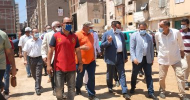 محافظ البحيرة يتفقد تطوير ورصف شوارع منطقة مدينة ناصر.. صور