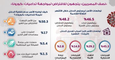 مركز معلومات الوزراء: نصف المصريين اتجهوا للاقتراض لمواجهة تداعيات كورونا