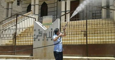 قارئ يشارك بصور لتطهير قرية بنجا بسوهاج بالجهود الذاتية للوقاية من كورونا