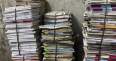 صور..الداخلية تضبط 30 ألف كتاب دراسي خارجي مقلد