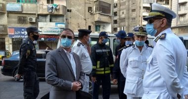 محافظ الإسكندرية يتفقد حريق المستشفى الخاص بعد مصرع وإصابة 16 مريضا.. صور