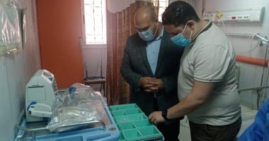 نائب محافظ الجيزة يتفقد قسم العناية المركزة والعزل بمستشفيات أوسيم العياط