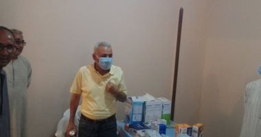 رئيس مدينة إسنا يتفقد تجهيزات عمارة عزل مصابى كورونا بقرية الدير