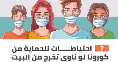 7  احتياطات للحماية من كورونا لو ناوى تخرج من البيت.. إنفوجراف