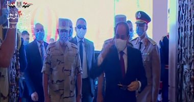 الرئيس السيسى يصل مقر احتفالية افتتاح مشروعات تطوير منطقة شرق القاهرة 
