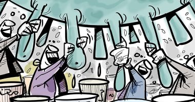 كاريكاتير صحيفة جزائرية.. أزمة كورونا تلقى بظلالها على الاقتصاد