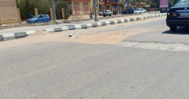 قارئ يشكو من تهالك الأسفلت بمنطقة حى المنتزه بحدائق أكتوبر