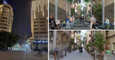 صور.. القاهرة الخديوية تتجمل لتضاهى ميدان التحرير بعد تطويره.. العاصمة تبدأ توحيد واجهات المحال بوسط البلد.. والتنسيق الحضارى: نعود بالشكل العام لعصر الخديوى.. وتوحيد الأرصفة والبداية بقصر النيل وميدان الأوبرا