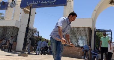 طوارئ بجامعة المنيا استعداداً لامتحانات الفرق النهائية وحملات للتطهير .. صور