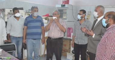 خروج وتعافى 112حالة مصابة بفيروس كورونا من مستشفى فرشوط المركزى