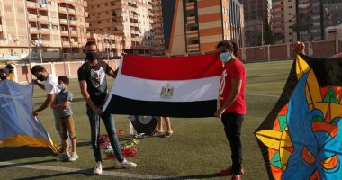 إنطلاق مهرجان الطائرات الورقية فى سماء الإسكندرية إحتفالا بثورة 30 يونيو.. صور