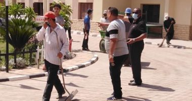 صور.. حى ثانى الزقازيق يوجه حملة تطهير لدار الرعاية والمخبز الآلى