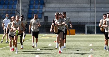 عودة فاسكيز الأبرز فى مران ريال مدريد الأخير قبل مواجهة خيتافي..صور