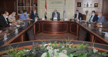 محافظ بنى سويف يلزم رؤساء المصالح الحكومية والوحدات المحلية بتنفيذ الإجراءات الوقائية