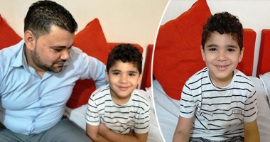 "اليوم السابع" فى منزل الطفل إسلام صاحب واقعة فيديو السقوط أثناء اللهو بطيارة ورق.. والده: نجلى يعانى من ارتشاح بالمخ والعناية الإلهية أنقذته من الموت.. إسلام للأطفال: ماتلعبوش بالطيارات أحسن تموتوا.. فيديو