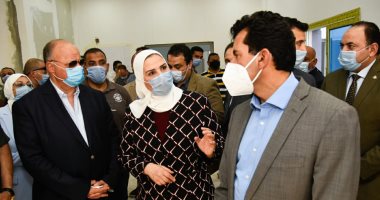 وزيرا الشباب والتضامن فى جولة تفقدية بحى الأسمرات