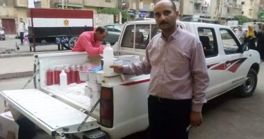ضبط كمامات وكحول مجهولة المصدر فى حملة تموينية بطنطا
