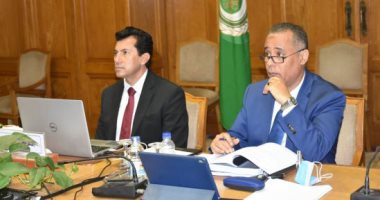 أشرف صبحى يترأس اجتماع المكتب التنفيذى لوزراء الرياضة العرب بالفيديو كونفرانس