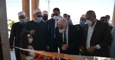 محافظ جنوب سيناء يفتتح مسجد الشيخ عايد سليمان برأس سدر