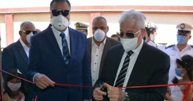 محافظ جنوب سيناء يفتتح وحدة مرور وساحة انتظار سيارات وطريق جامعة الملك سلمان برأس سدر