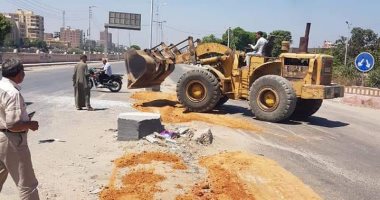 إزالة مطب صناعى و إنارة مقابر الكتيبة وحملات نظافة ورفع قمامة بالشرقية