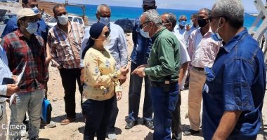 نائب محافظ البحر الاحمر تتفقد أعمال التطوير بمجزر مدينة رأس غارب ..صور