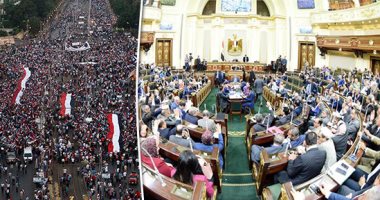 "يوم الحسم  والخلاص من الجماعة الإرهابية للأبد".. بيان القوات المسلحة فى 3 يوليو بداية إصلاح حقيقي.. إعادة بناء مؤسسات الدولة واستعادة الدور الدولى والإقليمى والإفريقي بعد إحباط مخطط تقسيم البلاد والحرب الأهلية