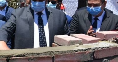 محافظ البحيرة يضع حجر الأساس لمدرسة الشهيد محمد أحمد الشاذلي للتعليم الأساسى