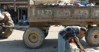 حملات نظافة في شوارع مدينة فاقوس بالشرقية.. صور