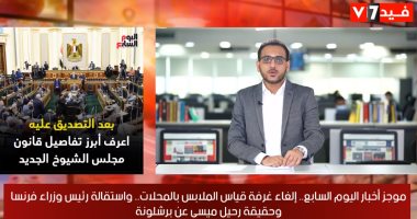 موجز اليوم السابع.. إلغاء غرفة قياس الملابس بالمحلات.. واستقالة رئيس وزراء فرنسا.. وإقامة صلاة الجمعة من مسجد السلطان بعدد محدود من المصلين.. وليونيل مسي ينوي عدم تمديد عقده مع "برشلونة".. فيديو