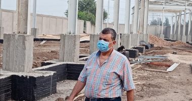 رئيس مدينة طنطا يتفقد اعمال إنشاء مجزر نصف آلى بقرية شبشير الحصة