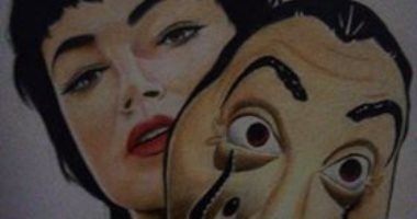 آلاء تشارك برسومات فنية وبورترية تظهر موهبتها